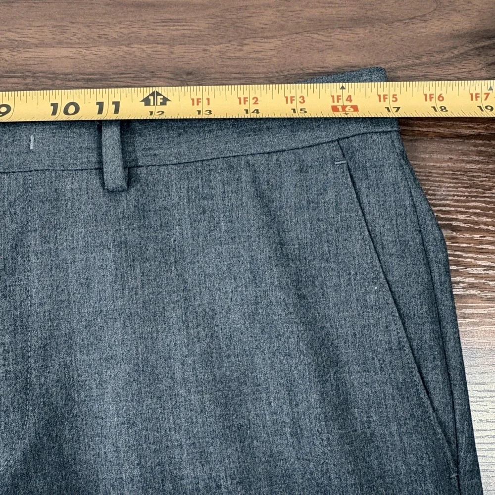 Ryan Seacrest Distinction Suit Mens 44R 34x30 Gray 2-Piece Blazer Pants Corpcore